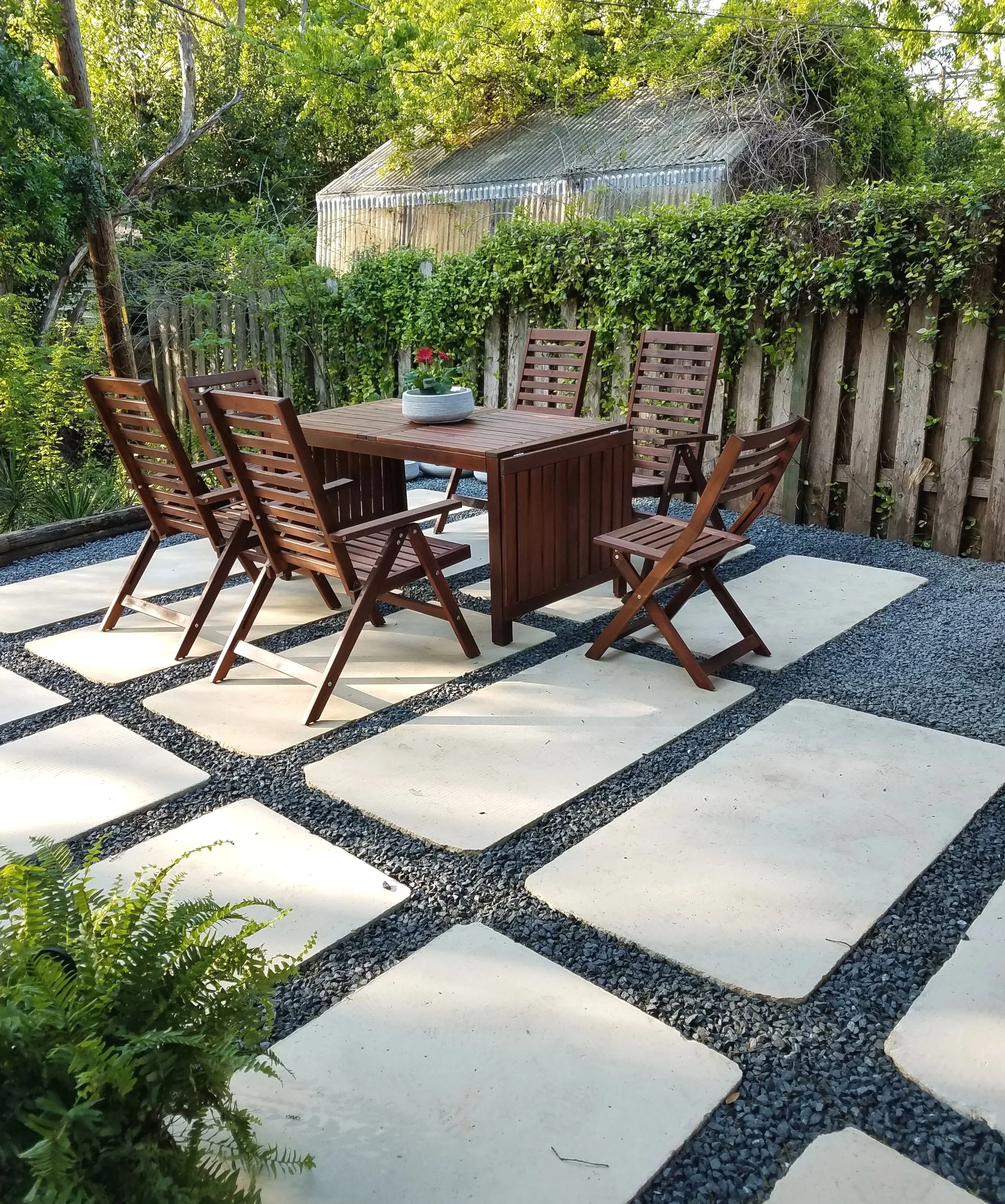 Limestone Patio, Creekside Seating.jpg