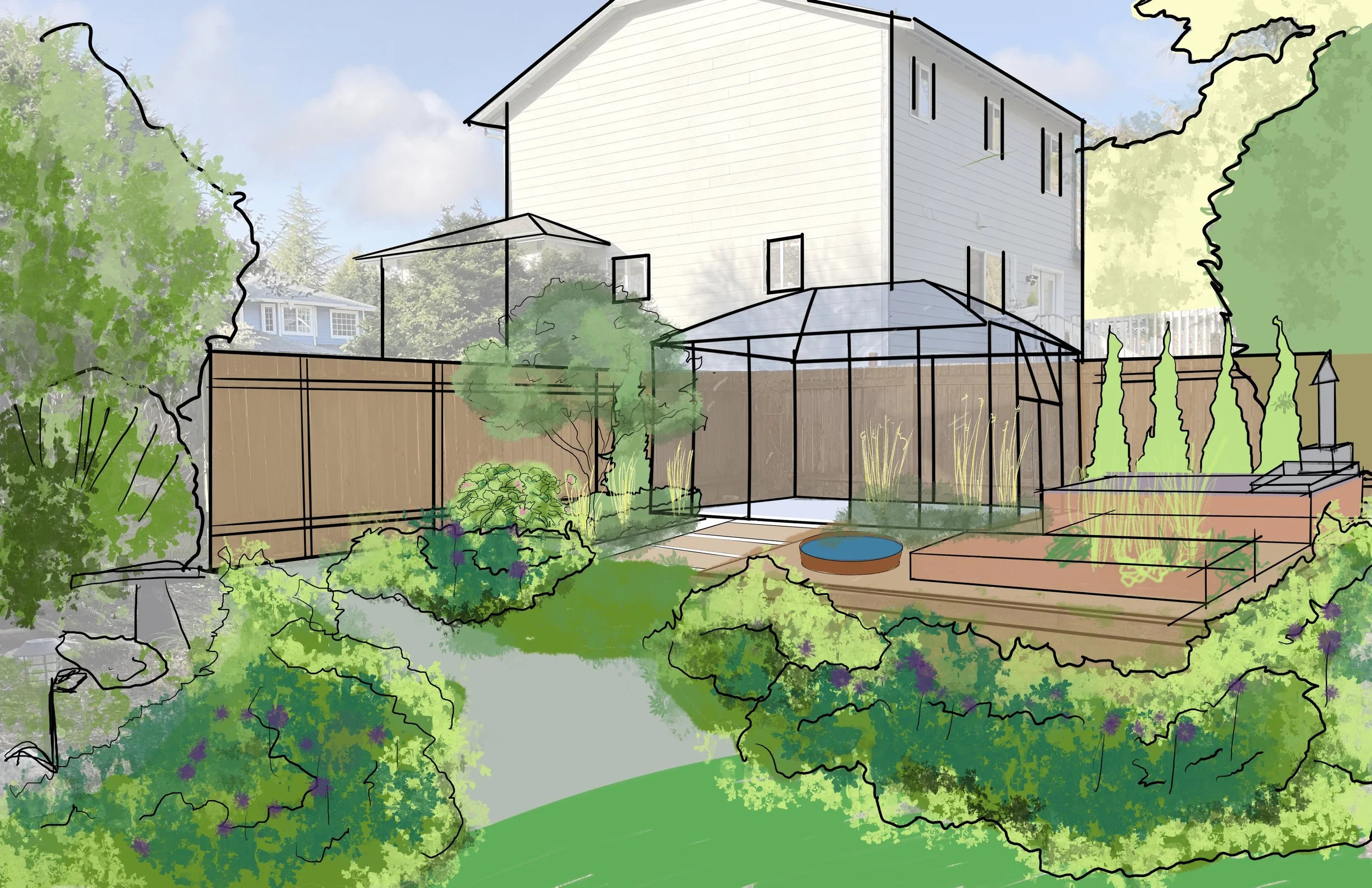 Kingston, WA, Master Plan, Residential Garden, Greenhouse.jpg