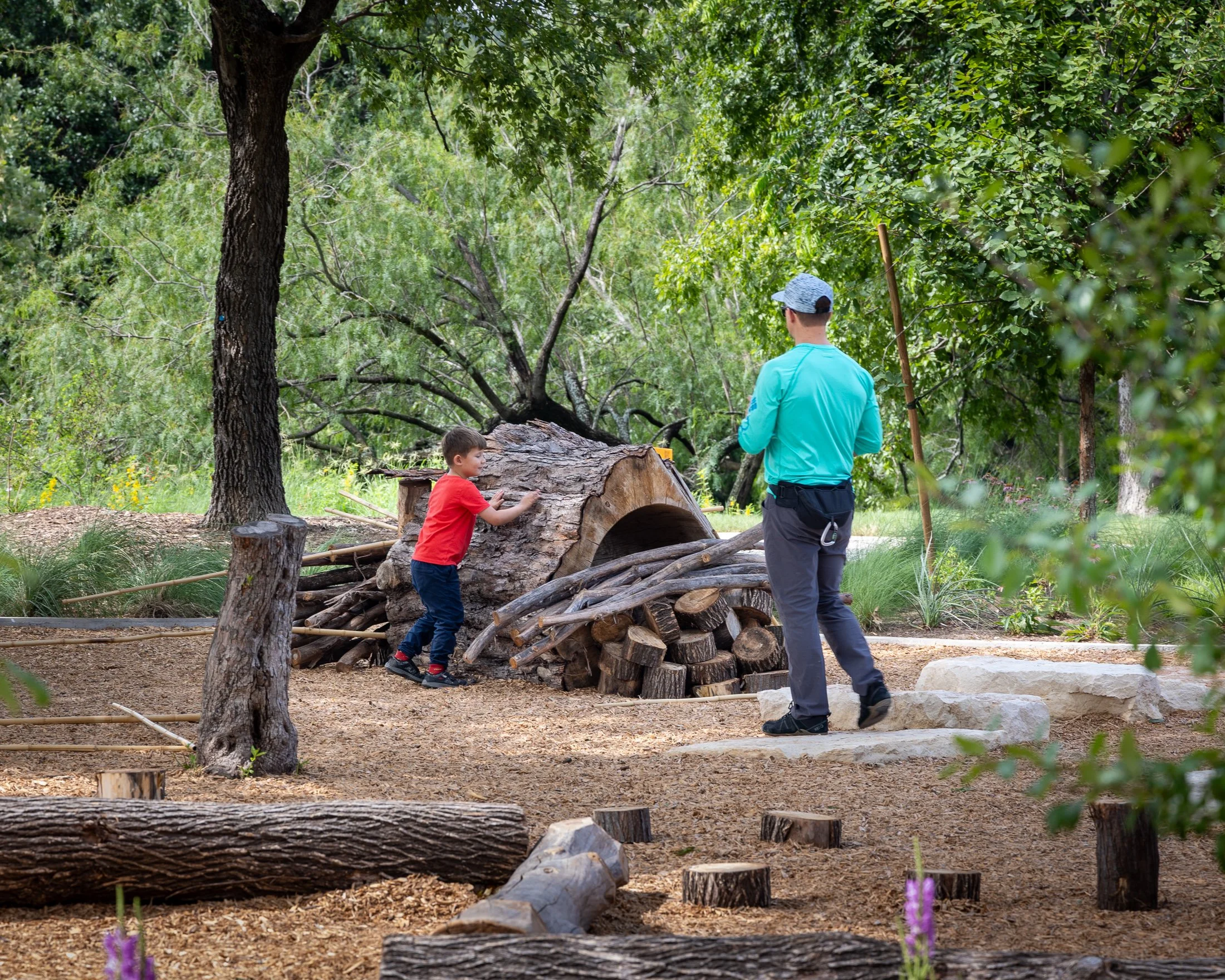 Waterfront design, native landscaping, xeriscaping, low maintenance, native plants, running trail, exercise, nature play, ecological design