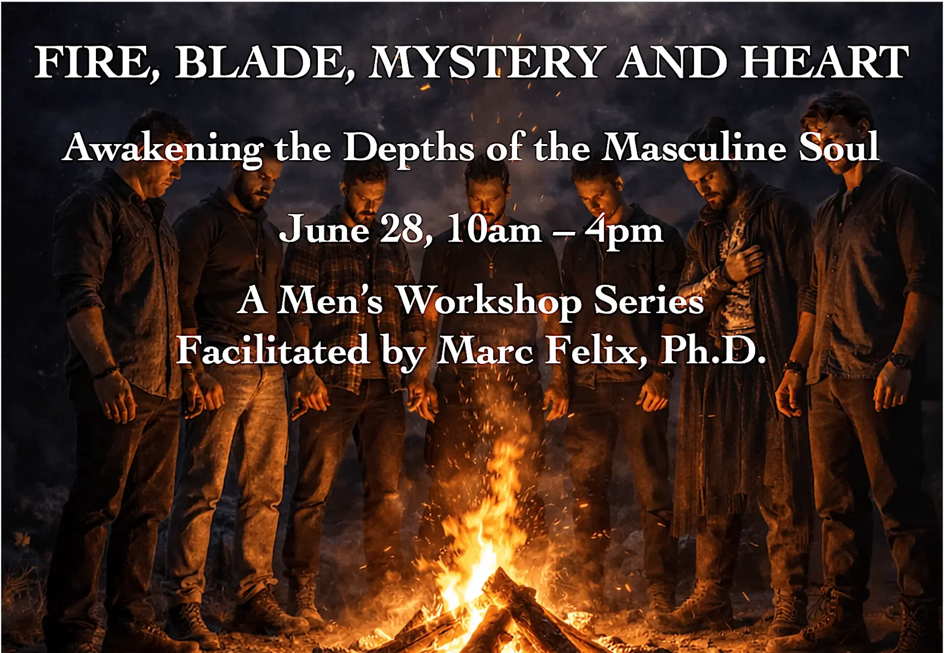 Fire, Blade, Mystery and Heart: Awakening the Depths of the Masculine Soul