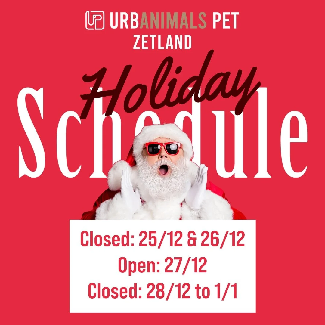 Merry Christmas from Urbanimals Pet Zetland!🐾✨🎄

We&rsquo;d like to wish all our wonderful customers and their furry family members a very happy and safe Christmas.

Please take note of our holiday trading hours:
&bull; Closed: 25th &amp; 26th Dece