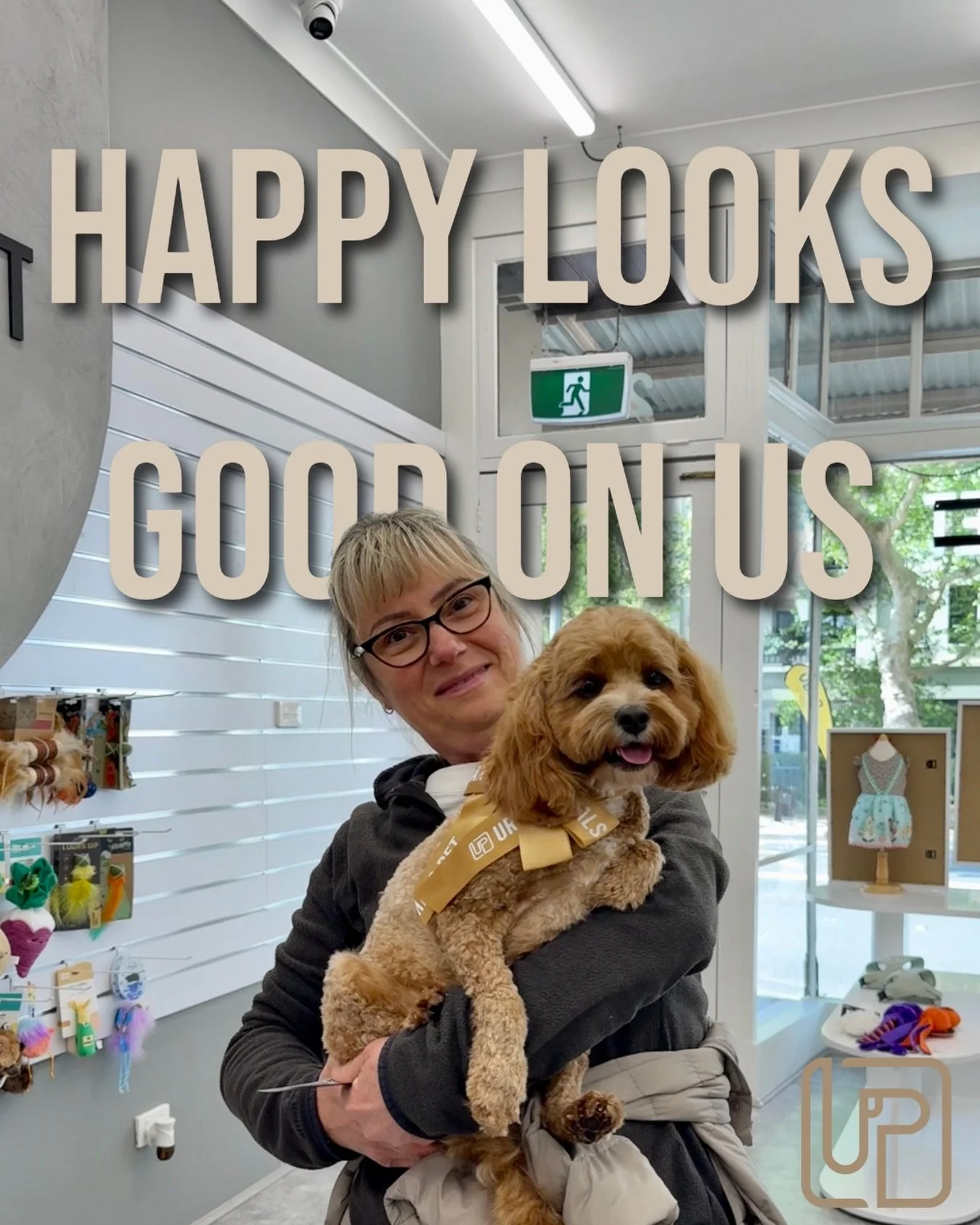 A fresh groom for Milo and matching smiles with Vesna. 🤎

Seeing our pups leave happy&mdash;and their humans even happier&mdash;is the best part of what we do.

Looking very handsome, Milo! #urbanimalspet