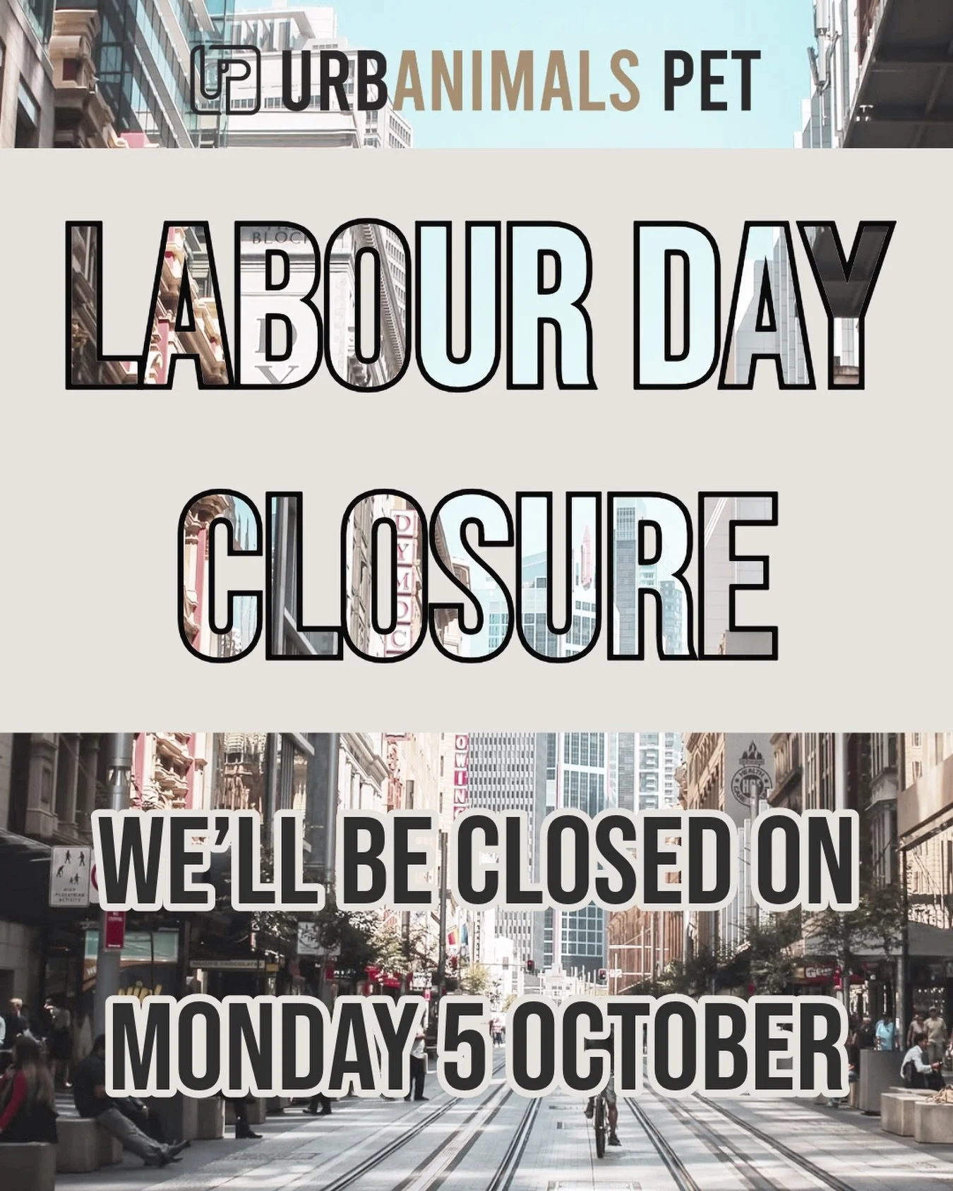 Long weekend incoming 

We&rsquo;ll be closed on Monday 5 October for the Labour Day public holiday, and back to regular trading on Tuesday 6 October.

Enjoy the break, everyone!