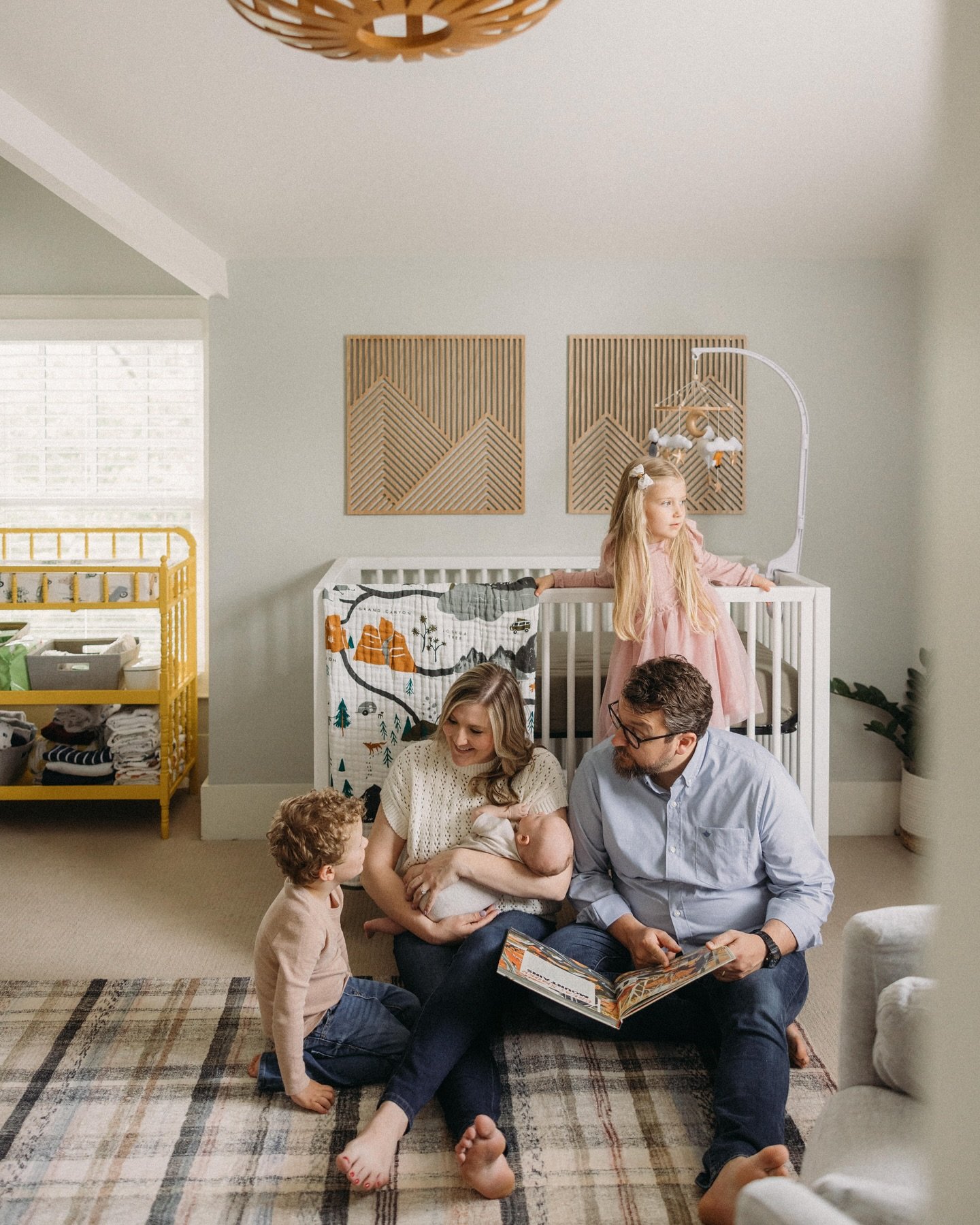 This was my third time documenting a sweet baby in this same room, in this same crib 🥹

It means the world to keep up with clients who&rsquo;ve become friends, and to witness their families grow and change❤️