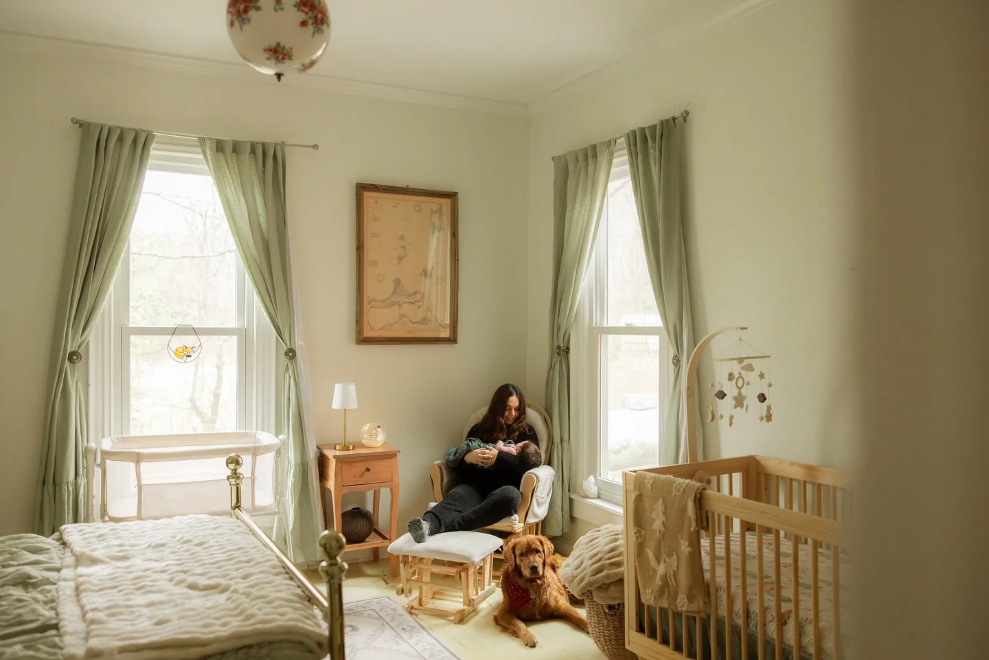 First fur baby Copper making sure he didn&rsquo;t miss a moment with his new baby 🥰 

#nashvillenewbornphotographer 
#nashvillenewbornphotographer