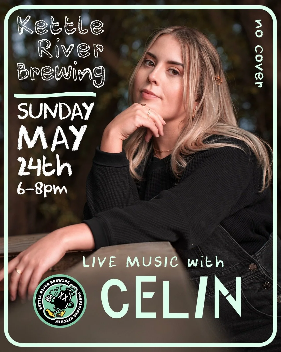 BACK IN KELOWNA ALREADY!!??☀️

Hey I&rsquo;m CELIN, a neo-soul / indie-folk artist from Calgary and I&rsquo;M ON TOUR!! 

You know I&rsquo;m always stoked to play at Kettle River Brewing &ndash; come hangout ✨

Hope to see you there ☺️🚙✨

📆 Sunday 