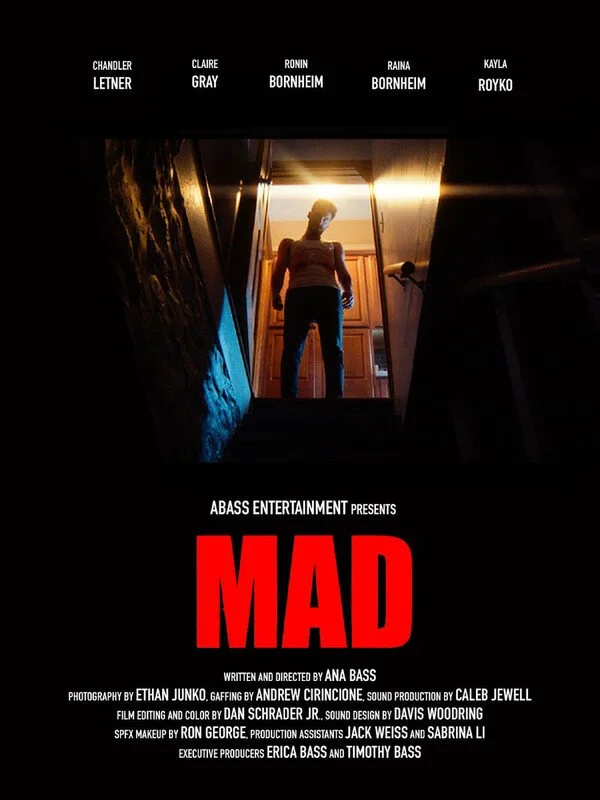 MAD (U.S.) - Ana Bass;
A man struggles with the reality of family life.