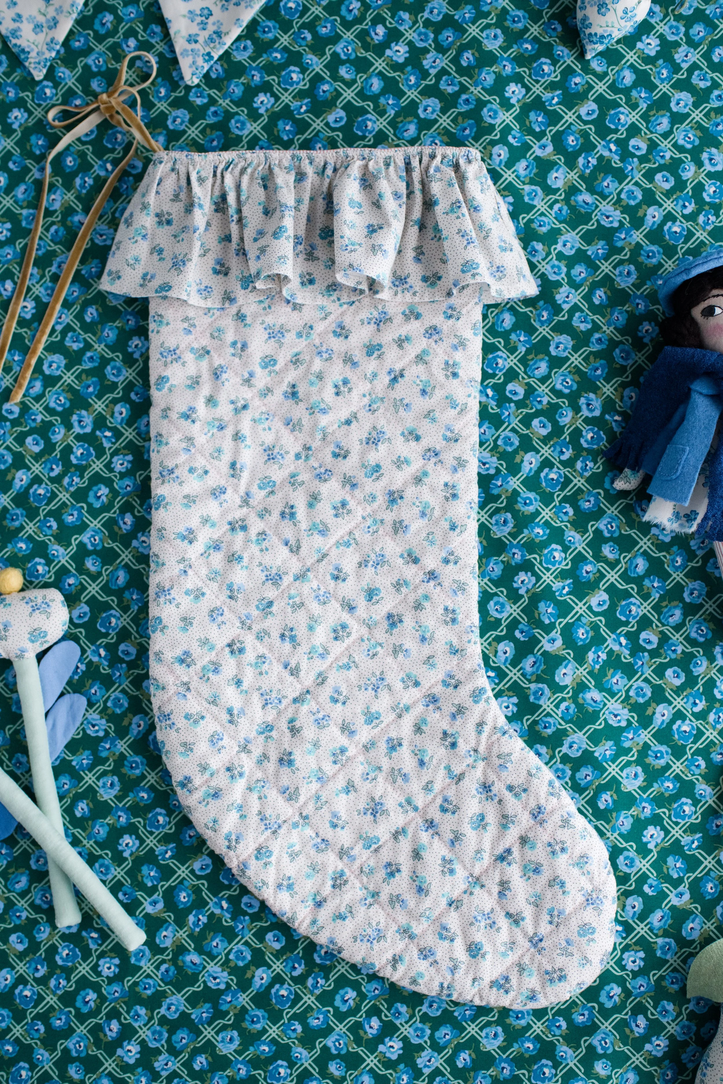 DIY Christmas Holiday Stocking by Kyla Something