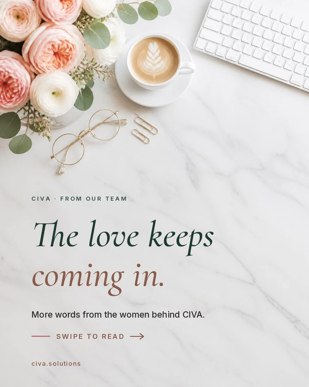Feeling all the LOVE! 🩷

Messages from my team found their way to me, and I couldn&rsquo;t keep them to myself.

I&rsquo;ll be honest: I&rsquo;ve never seen myself as &ldquo;the boss.&rdquo; I see myself as a leader. To me, leading means taking the 