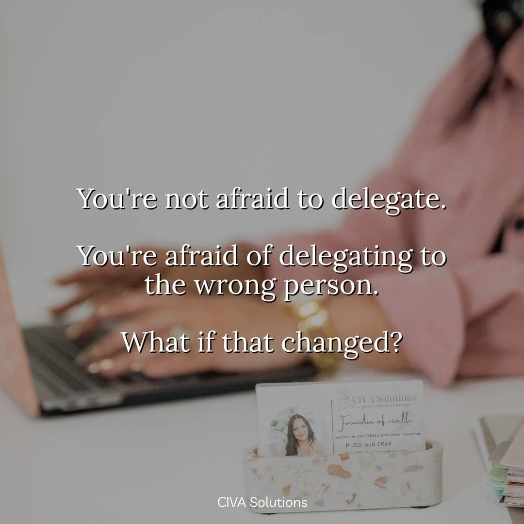 You&rsquo;re not afraid to delegate. You&rsquo;re afraid of handing something important to someone who doesn&rsquo;t understand what&rsquo;s at stake.

I&rsquo;ve worked alongside incredible providers who carried the weight of it all: patient care, f