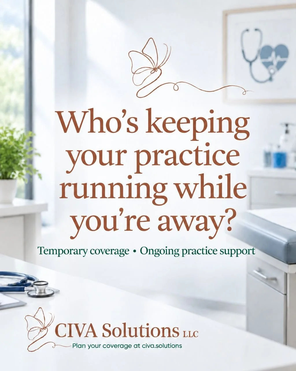 Taking time away as an independent practice owner can come with a quiet worry: what happens to my practice while I&rsquo;m gone?

Messages pile up, prior authorizations stall, membership renewals go unaddressed, and follow-ups can slip through the cr