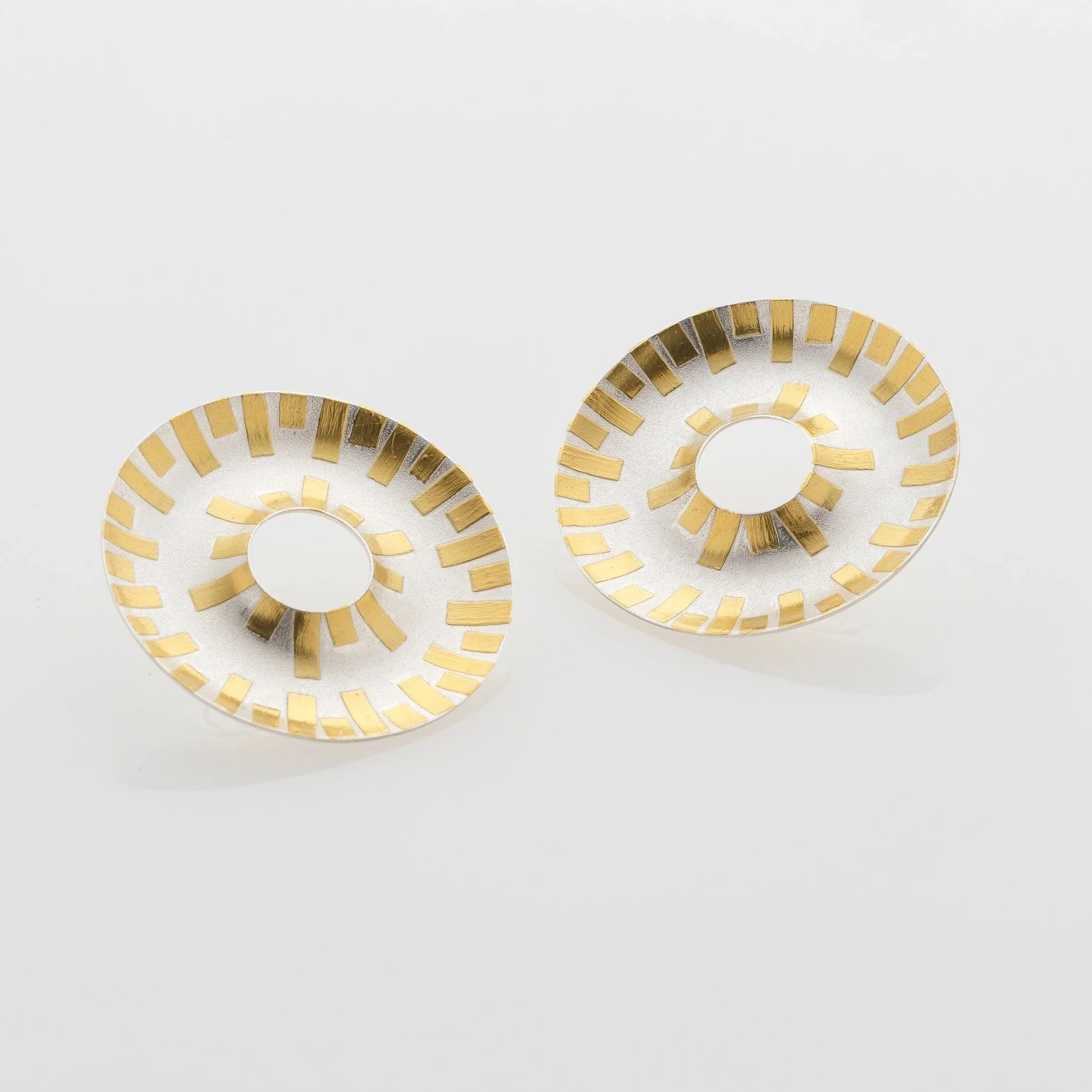 Klara+and+the+Sun+Statement+Earrings+-+Silver+and+Gold+-1.jpg