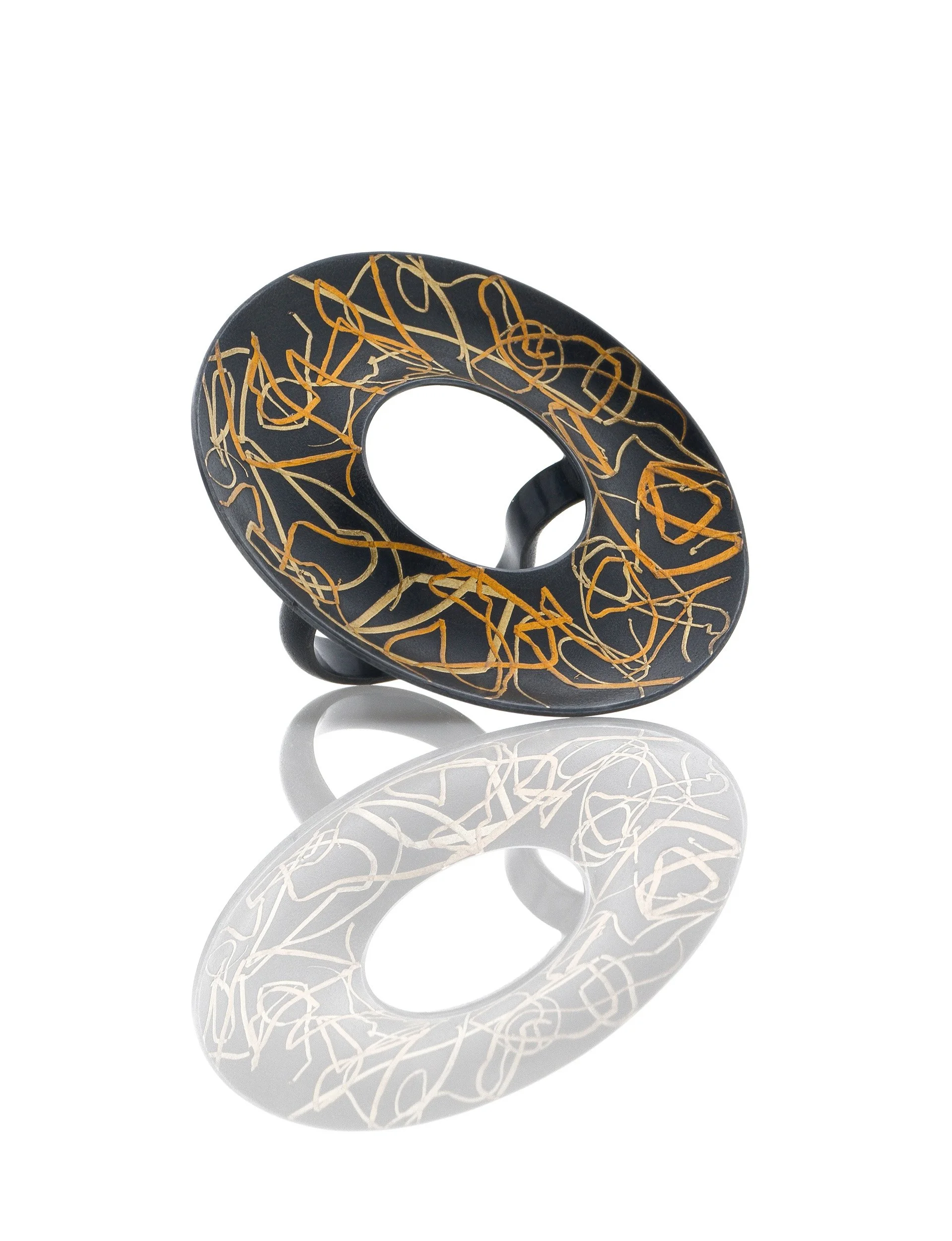 4.33am Ring - Oxidised Silver Gold - Side.jpg