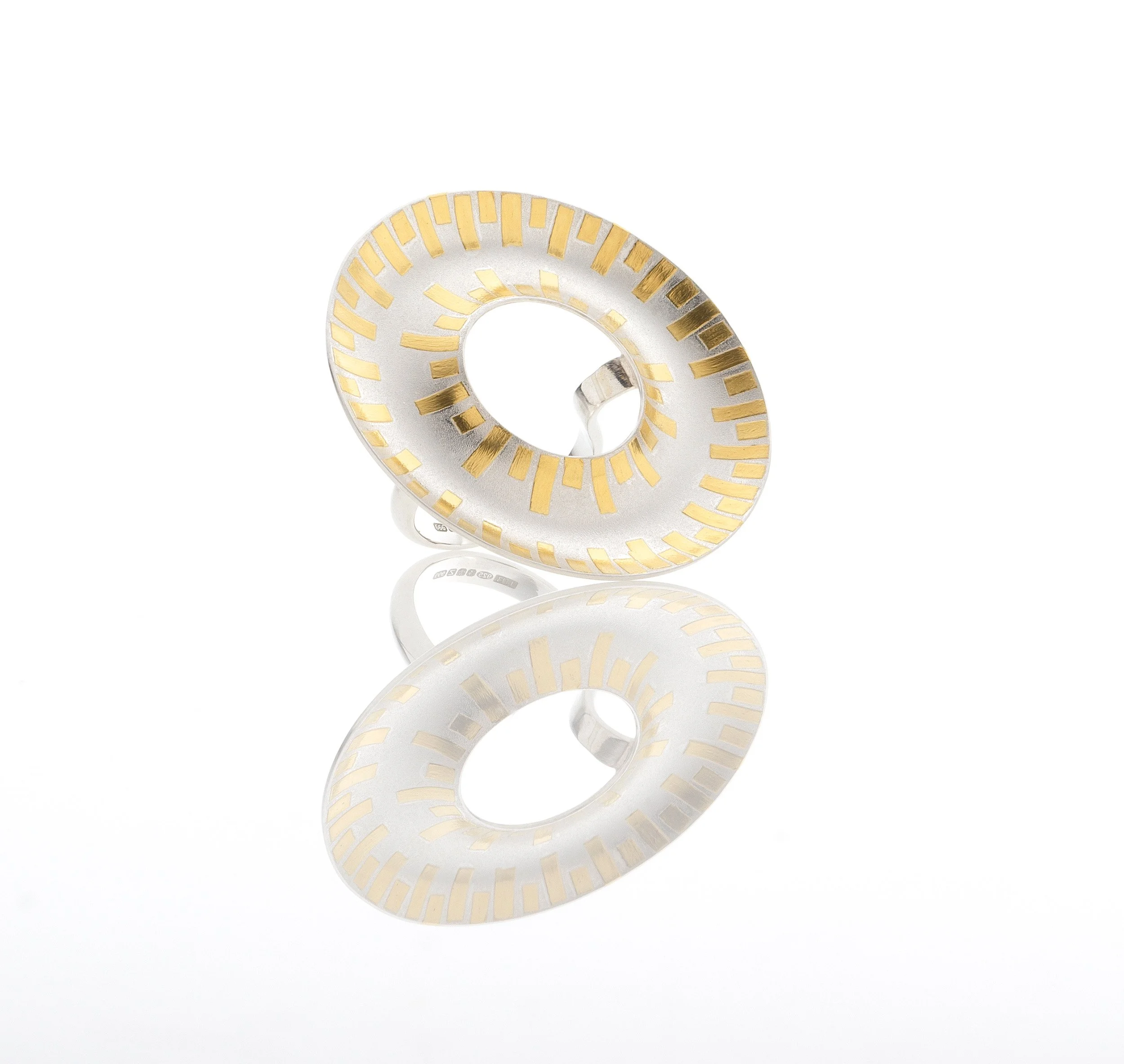 Klara and the Sun Coctail Ring - Silver and Gold -Right.jpg