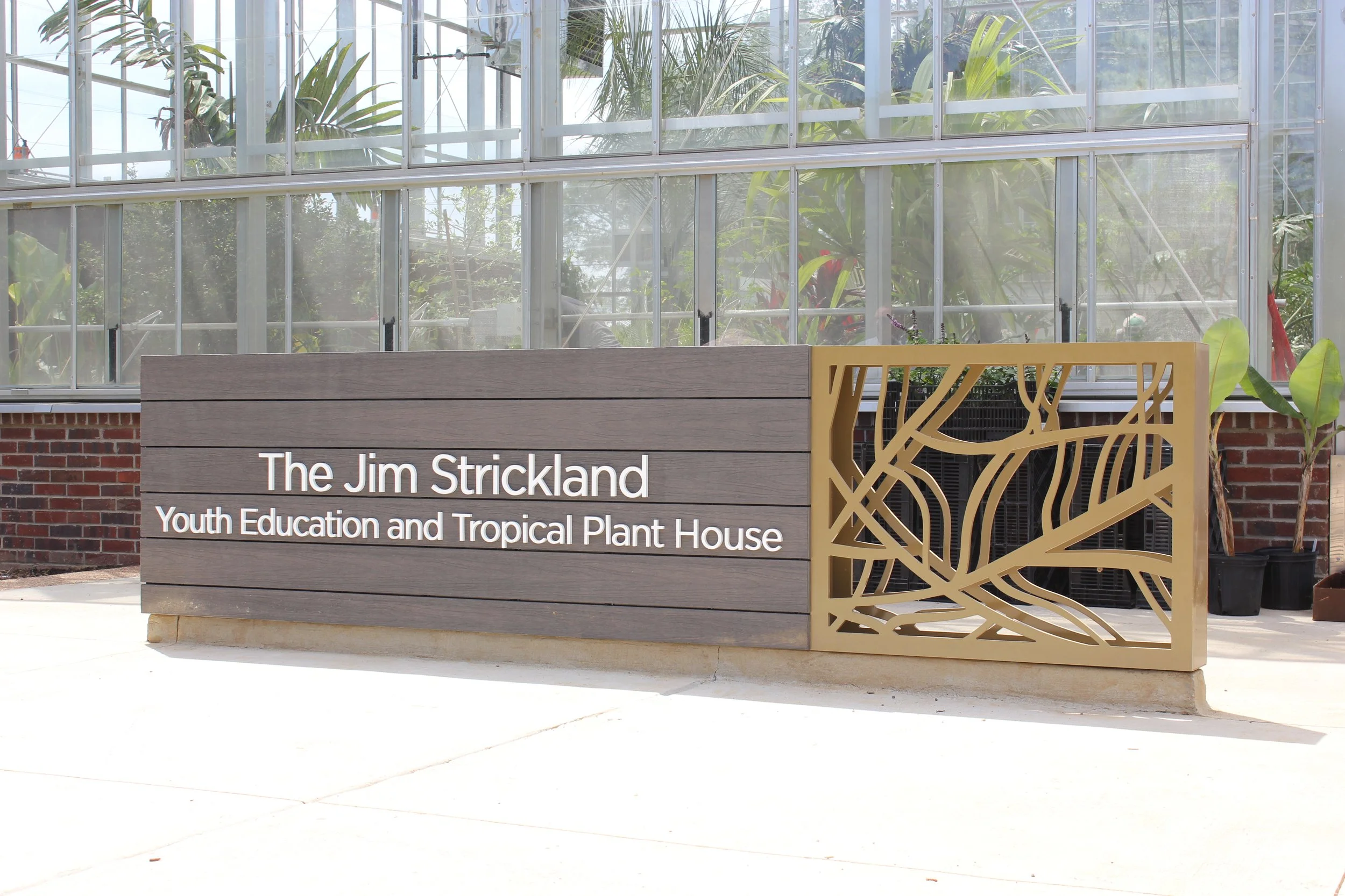 The Jim Strickland Youth Education and Tropical Plant House