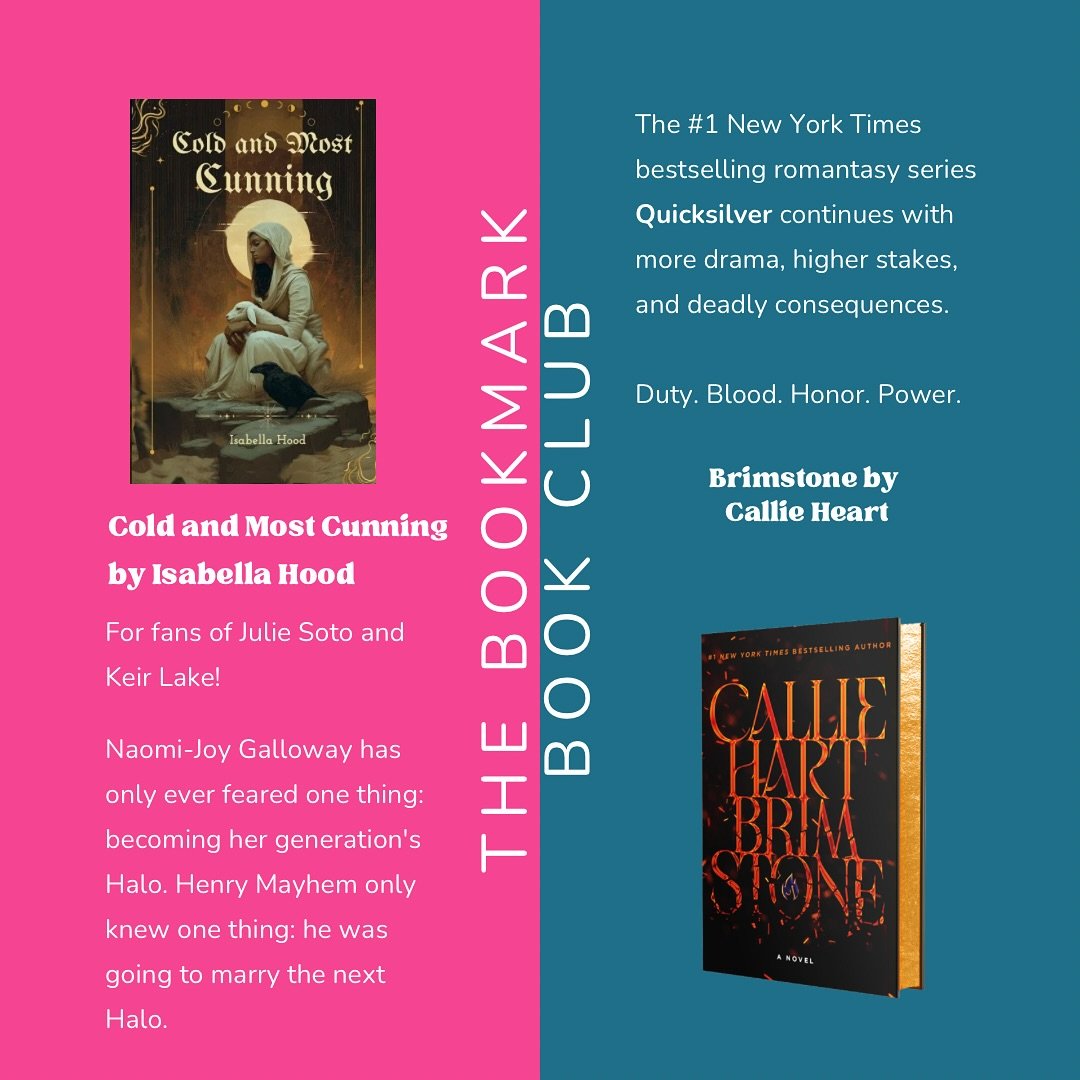 November book club is here! 💖

Dramione lovers are being absolutely FED this year! Fans of the original &quot;Lamb to the Slaughter&quot; can now pick up the traditionally published edition, Cold and Most Cunning! 

The next installment of the bookt