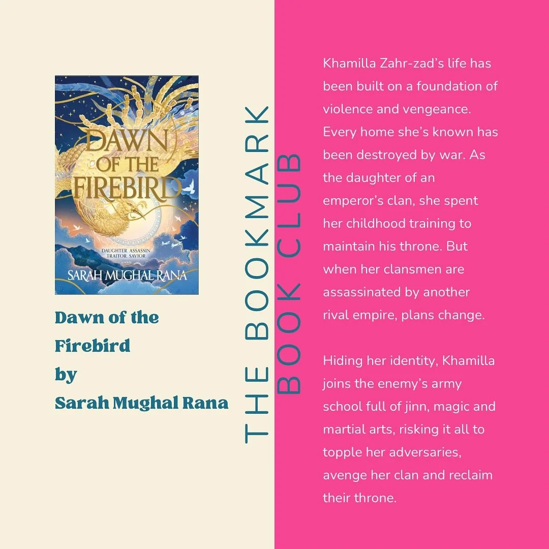 It's December, which means it&rsquo;s time for our last book club pick of the year: Dawn of the Firebird! 

Full of magic, academia, martial arts, and competition, this book is perfect for those who love epic, brutal, and complex fantasy! (This is yo