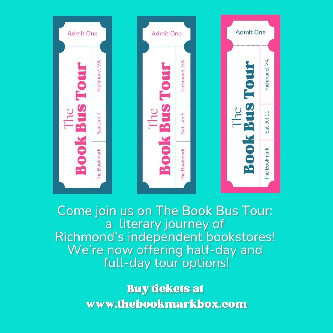 This summer is going to be one for the books! Our Book Bus Tours of RVA are now boarding! 📚✨ (Yes, you heard that right - there&rsquo;s multiple tours this year!)

Hop aboard our second annual literary journey as we travel around to Richmond&rsquo;s