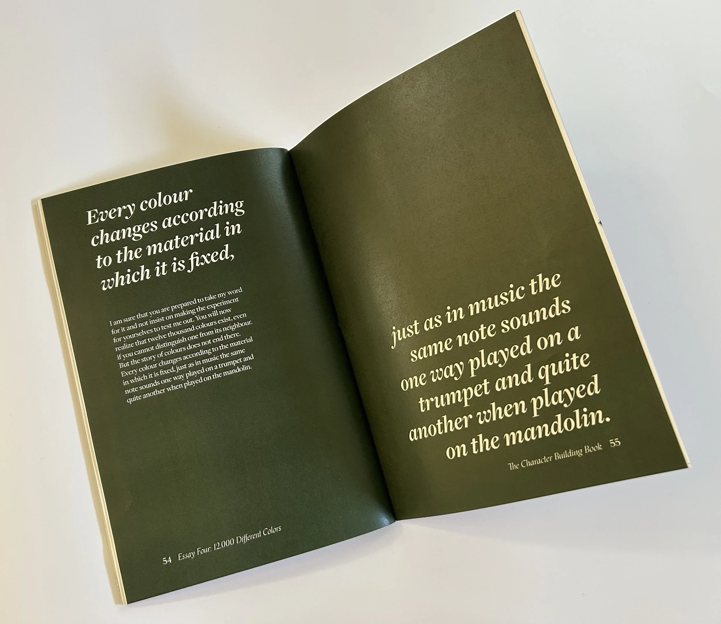 Character Building Book