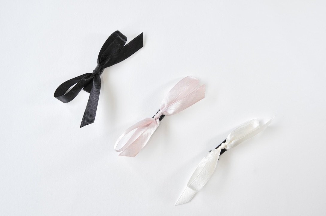 Silk Bow Clips & Tie