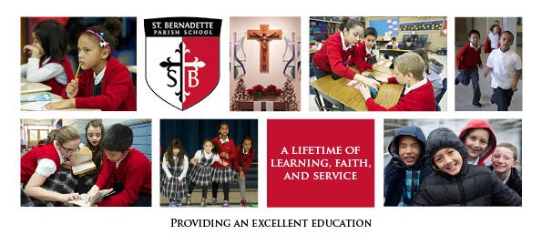 Client: St. Bernadette School; Tool: Adobe Indesign