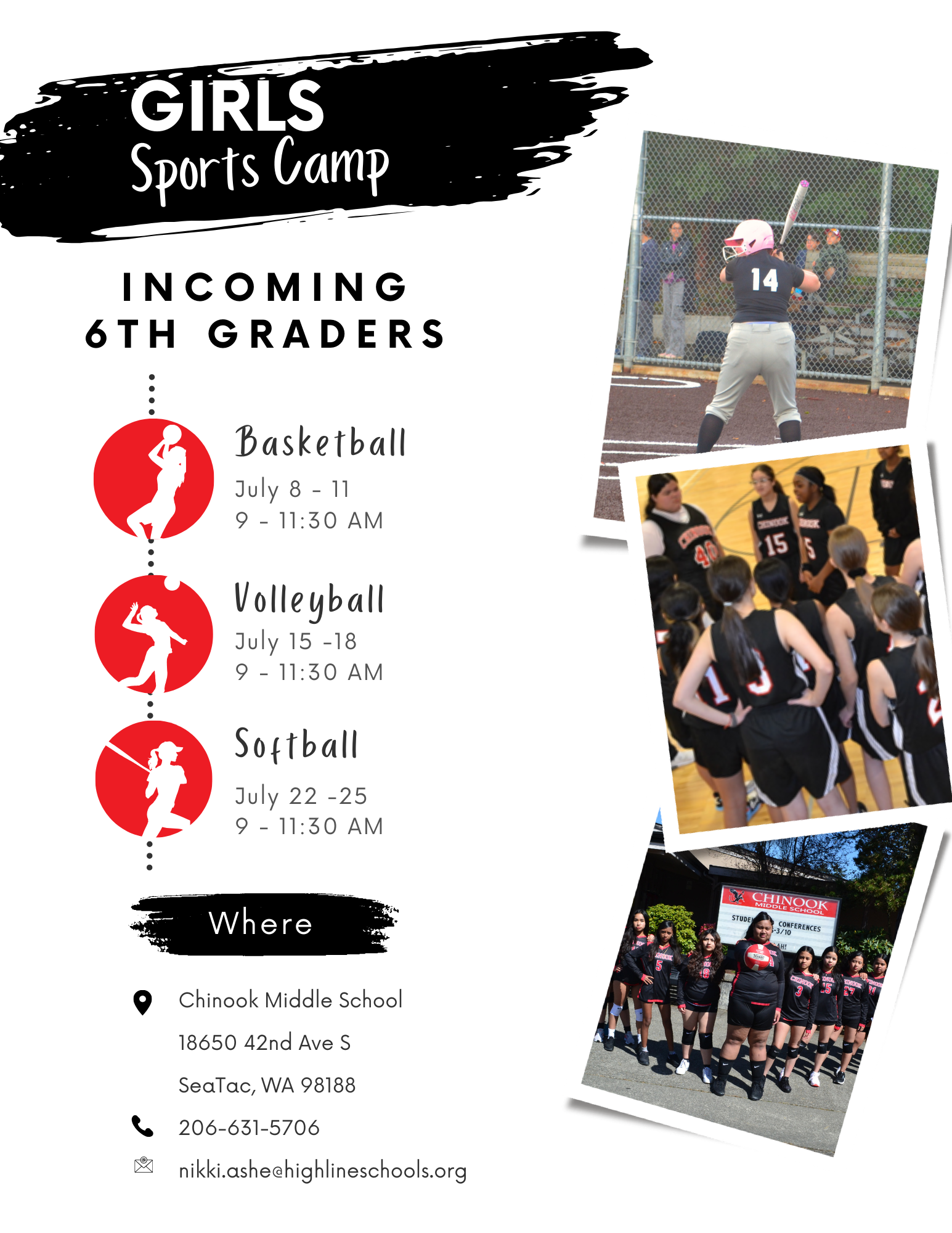 Client: Chinook Middle School; Tool: Canva