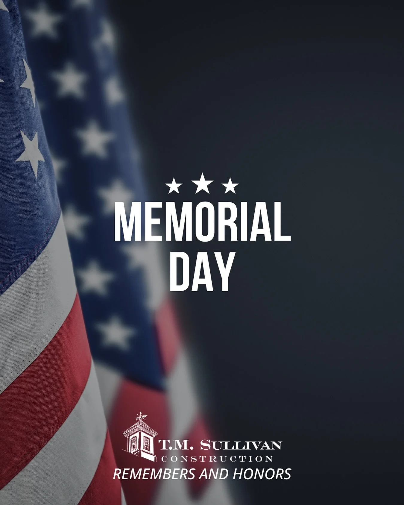 This Memorial Day, we honor the courage and sacrifice of our nation&rsquo;s hero&rsquo;s.🇺🇸
&bull;
&bull;
&bull;
#MemorialDay #TMSullivanConstruction