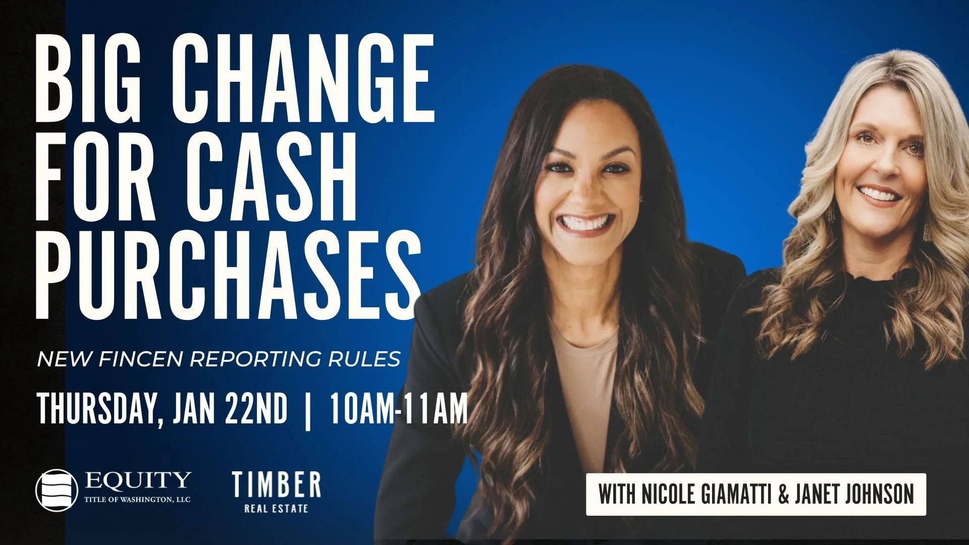 New FinCEN Reporting Rules | WORKSHOP w/ equity title