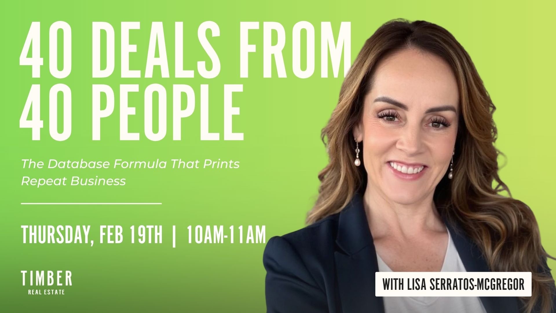 40 Deals from 40 People | WORKSHOP