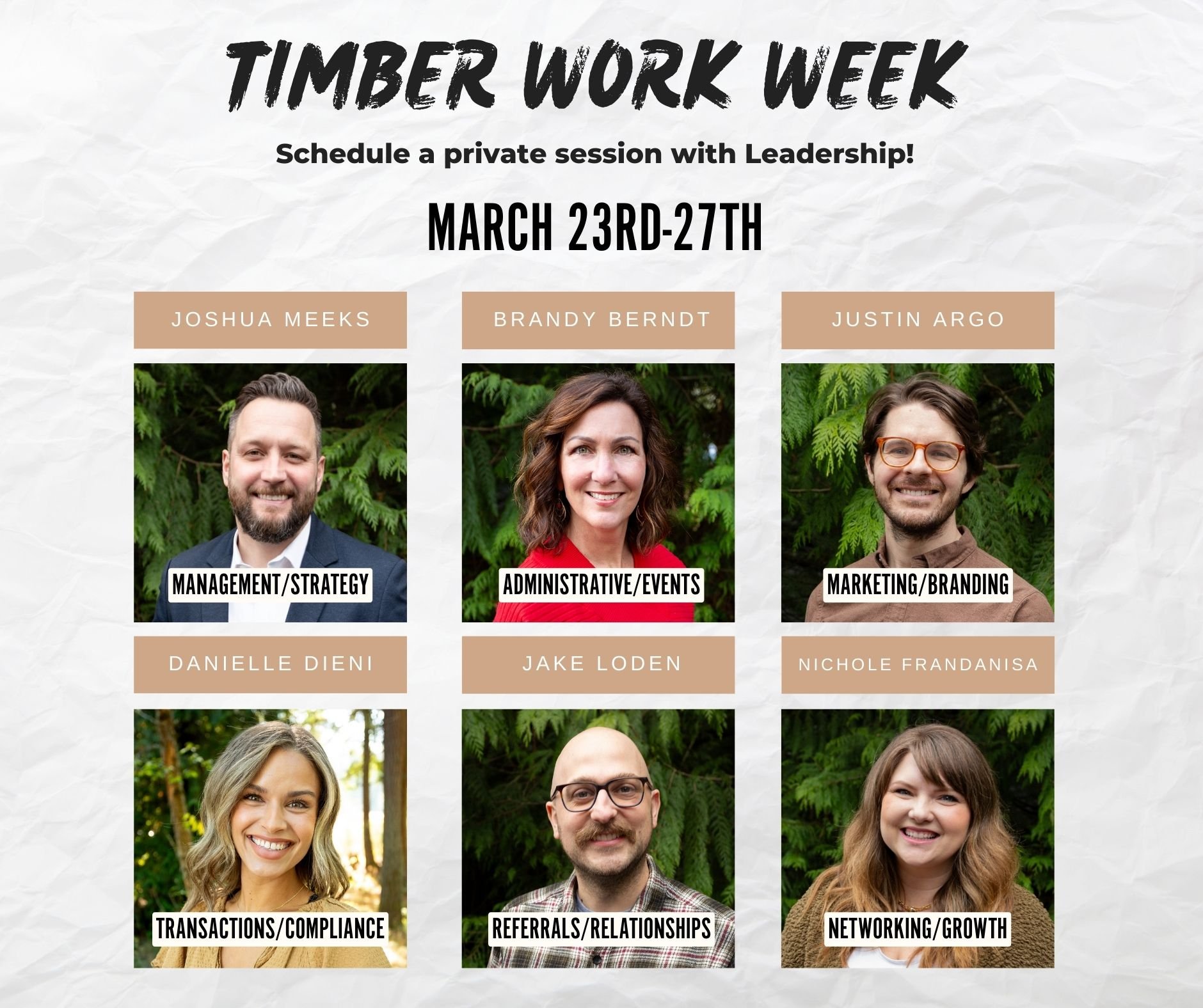Timber Work Week