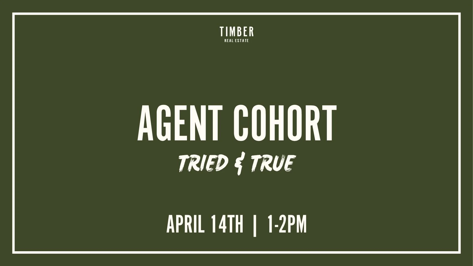 Tried &amp; True Cohort