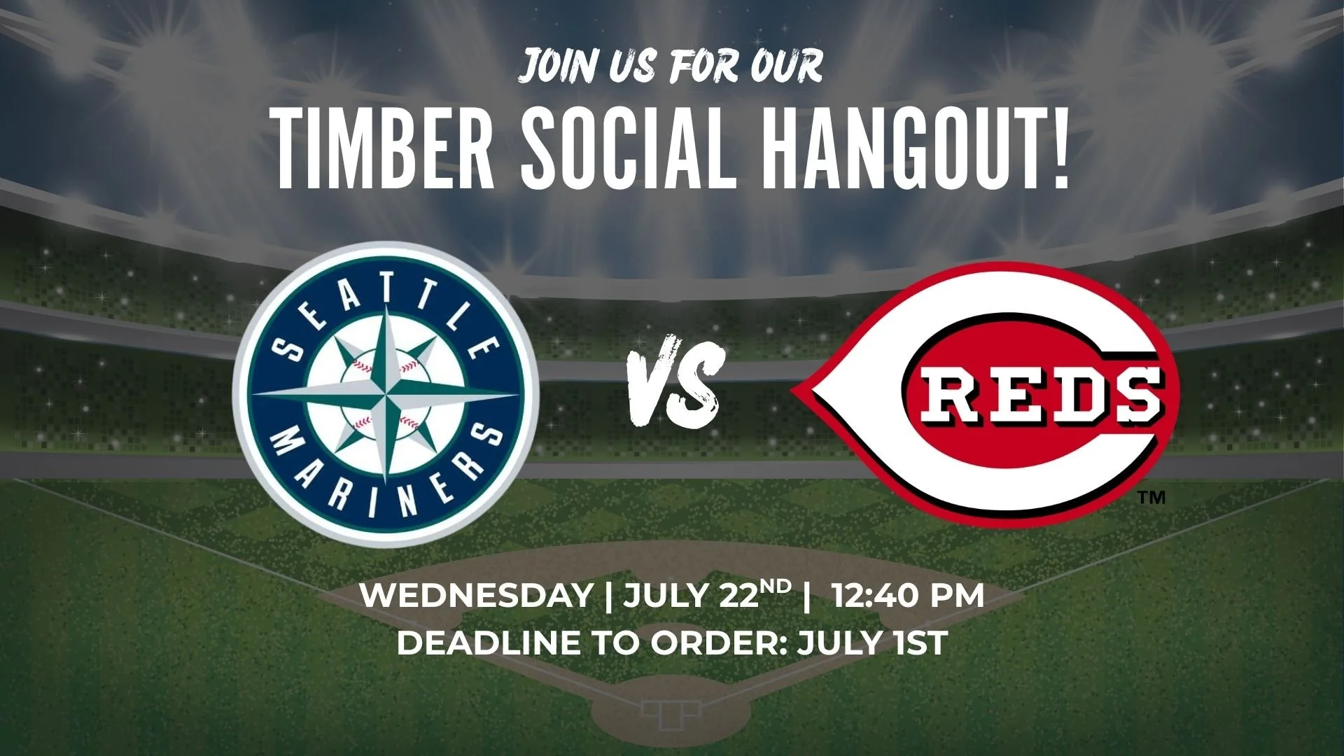  Mariners vs Cincinnati | Timber Social!