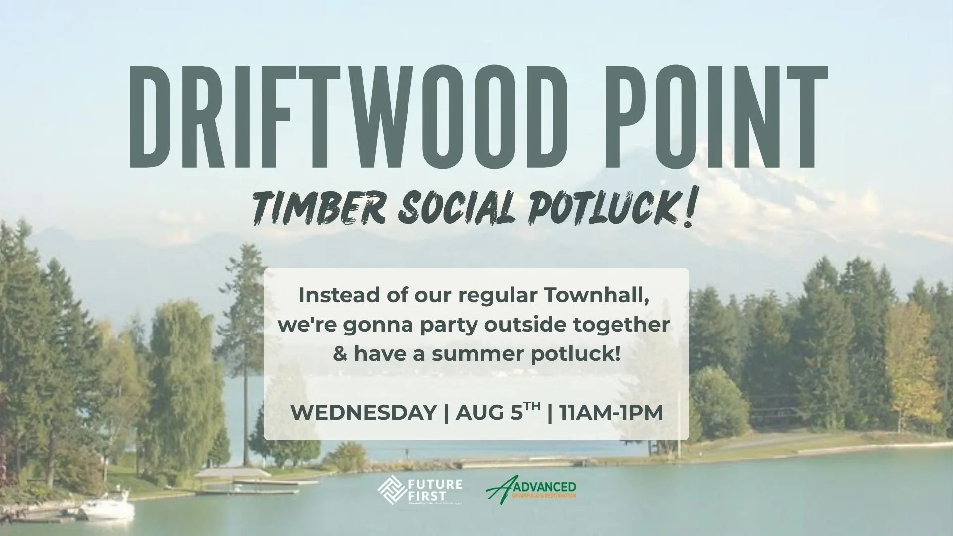 Driftwood Point Park: Agent Potluck!