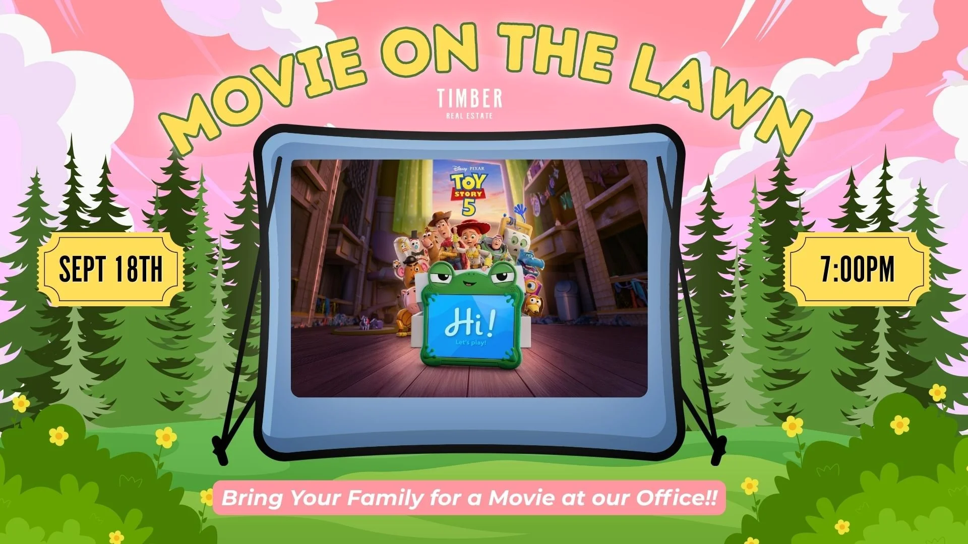 Movie On The Lawn | Timber Movie Night