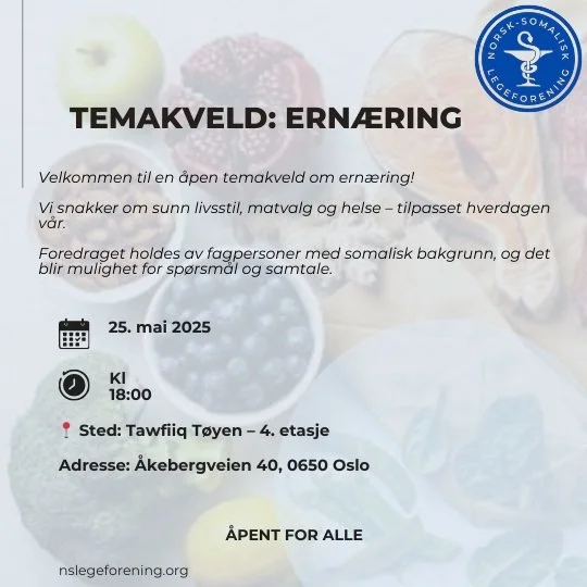 TEMAKVELD: ERNÆRING