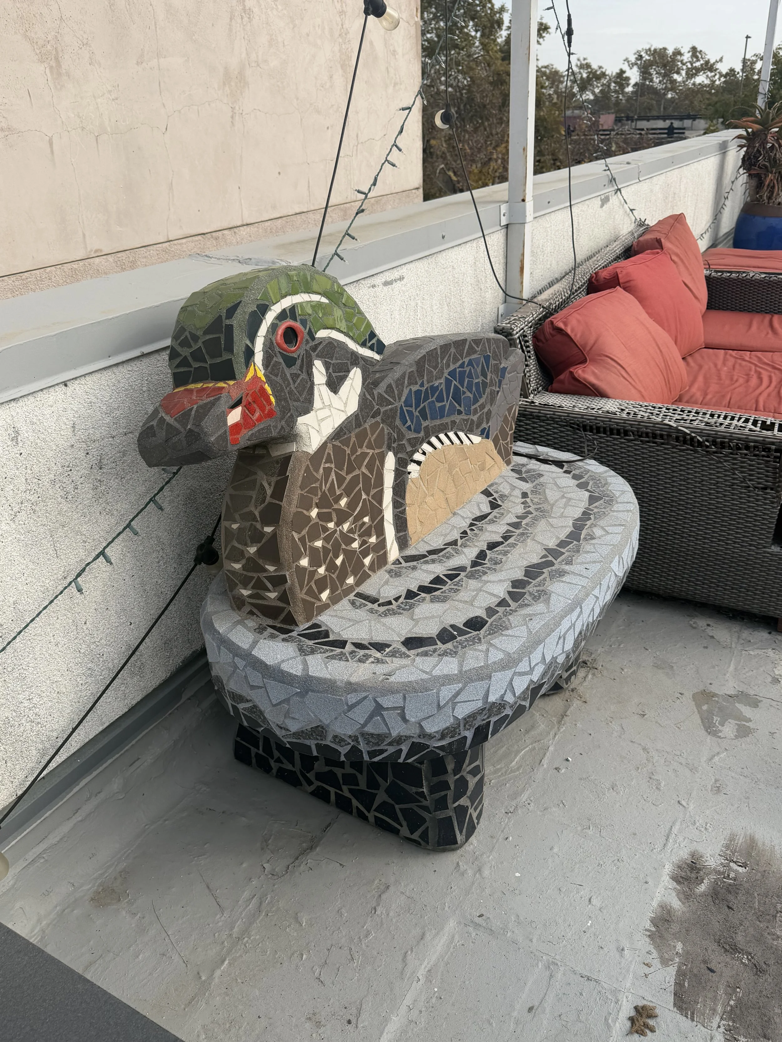 Mallard Duck Bench