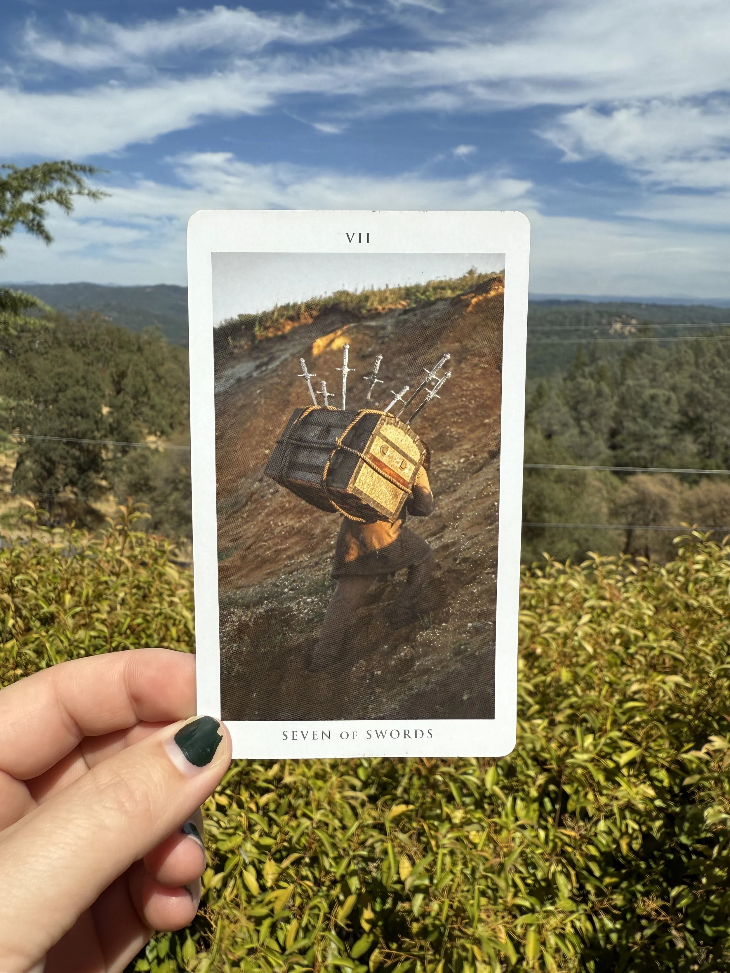 Dopamine Addiction and the Seven of Swords: A call to steal back our attention