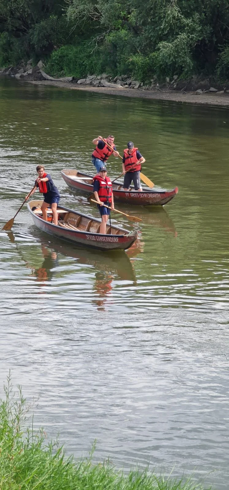 Ausflug Zille fahren auf der March