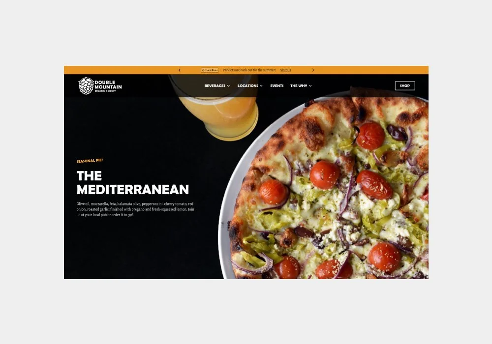 Double Mountain Brewery Wordpress Website