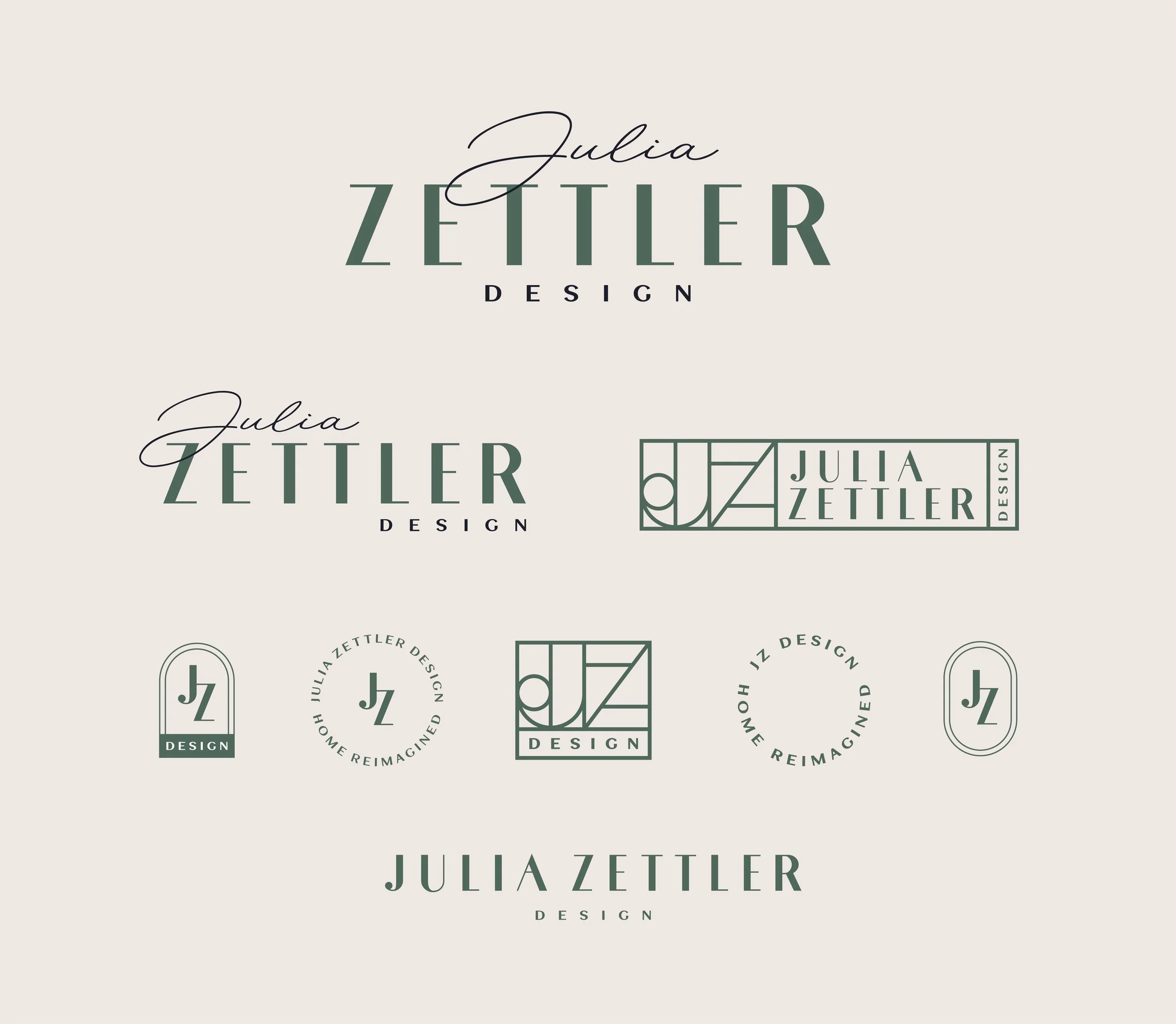Julia Zettler Design Brand Identity