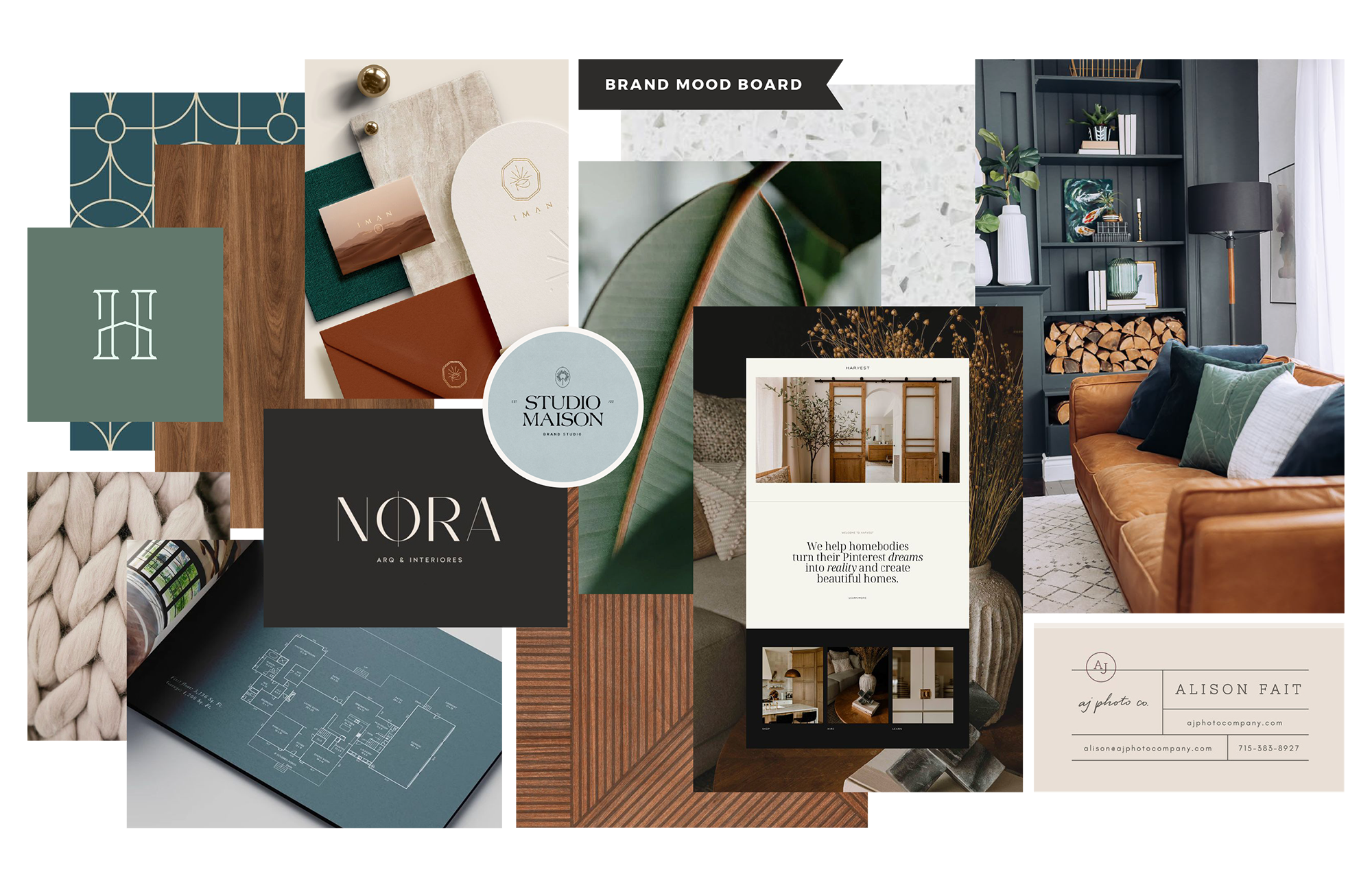 Julia Zettler Design Brand Mood Board
