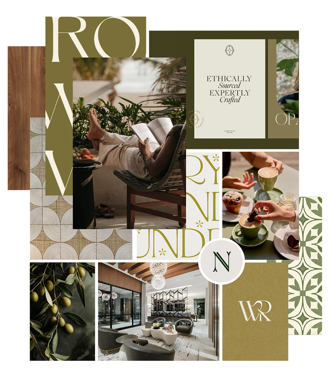 Novella at Tuscan Village Brand Mood Board