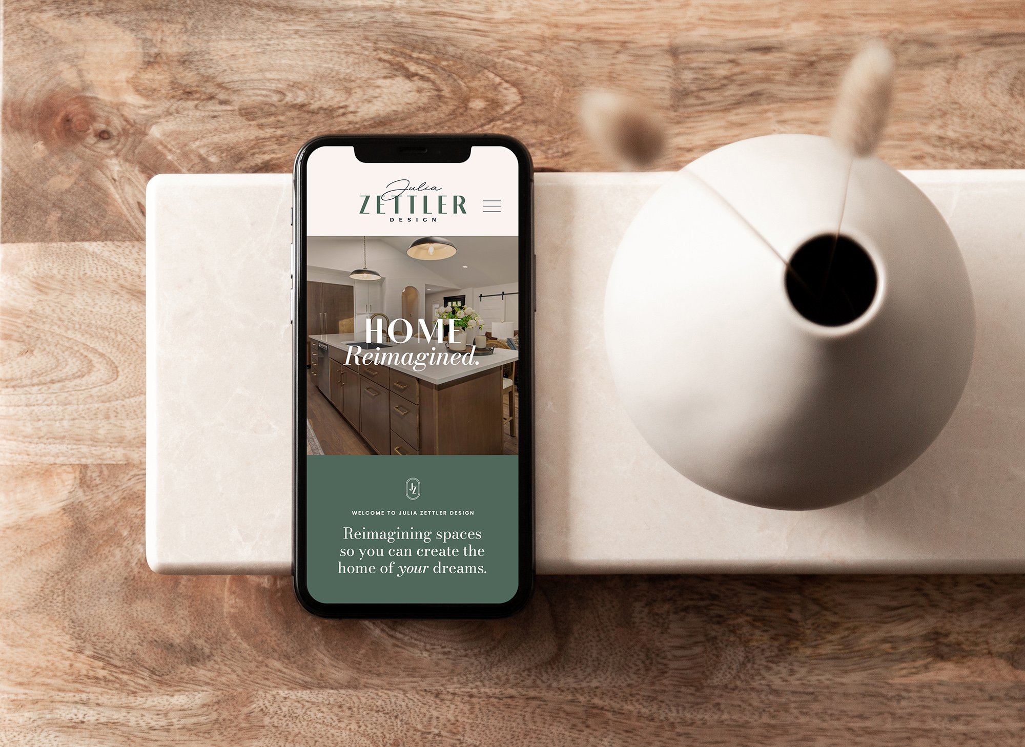 Julia Zettler Design Mobile Website