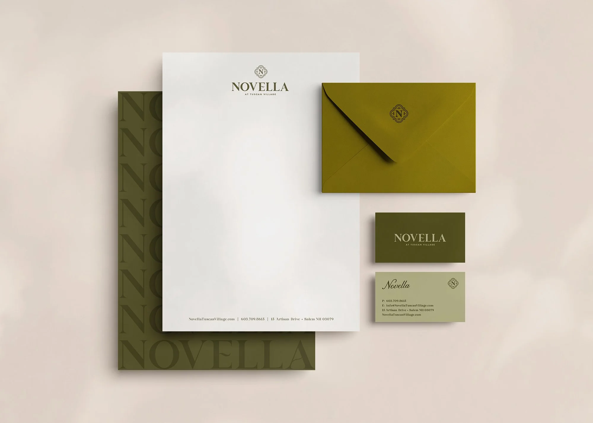 Novella at Tuscan Village Stationery