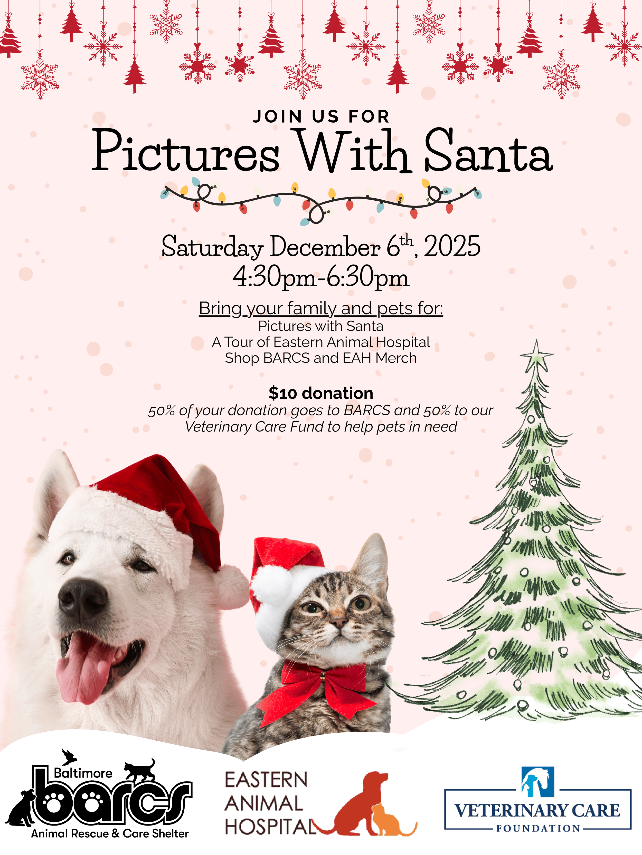 Pictures with Santa at Eastern Animal Hospital — Baltimore Animal ...