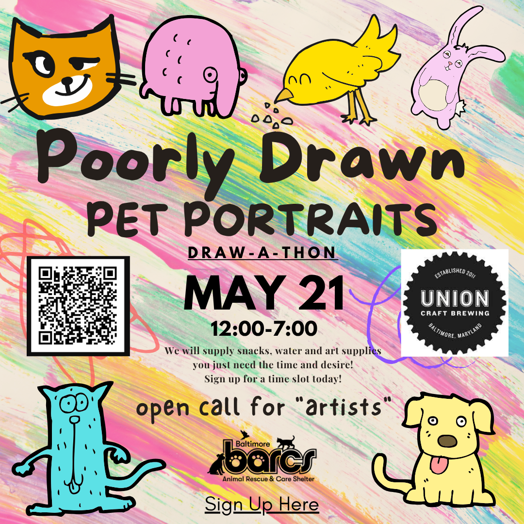 Draw-a-thon: Poorly Drawn Pet Portraits.