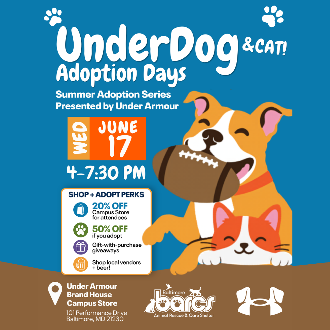 UnderDog Adoption Days at Under Armour Brand House