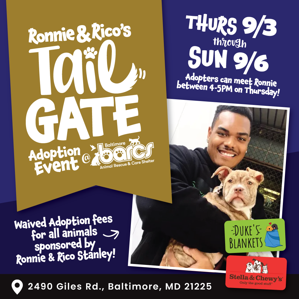Ronnie & Rico’s TAILgate for BARCS!