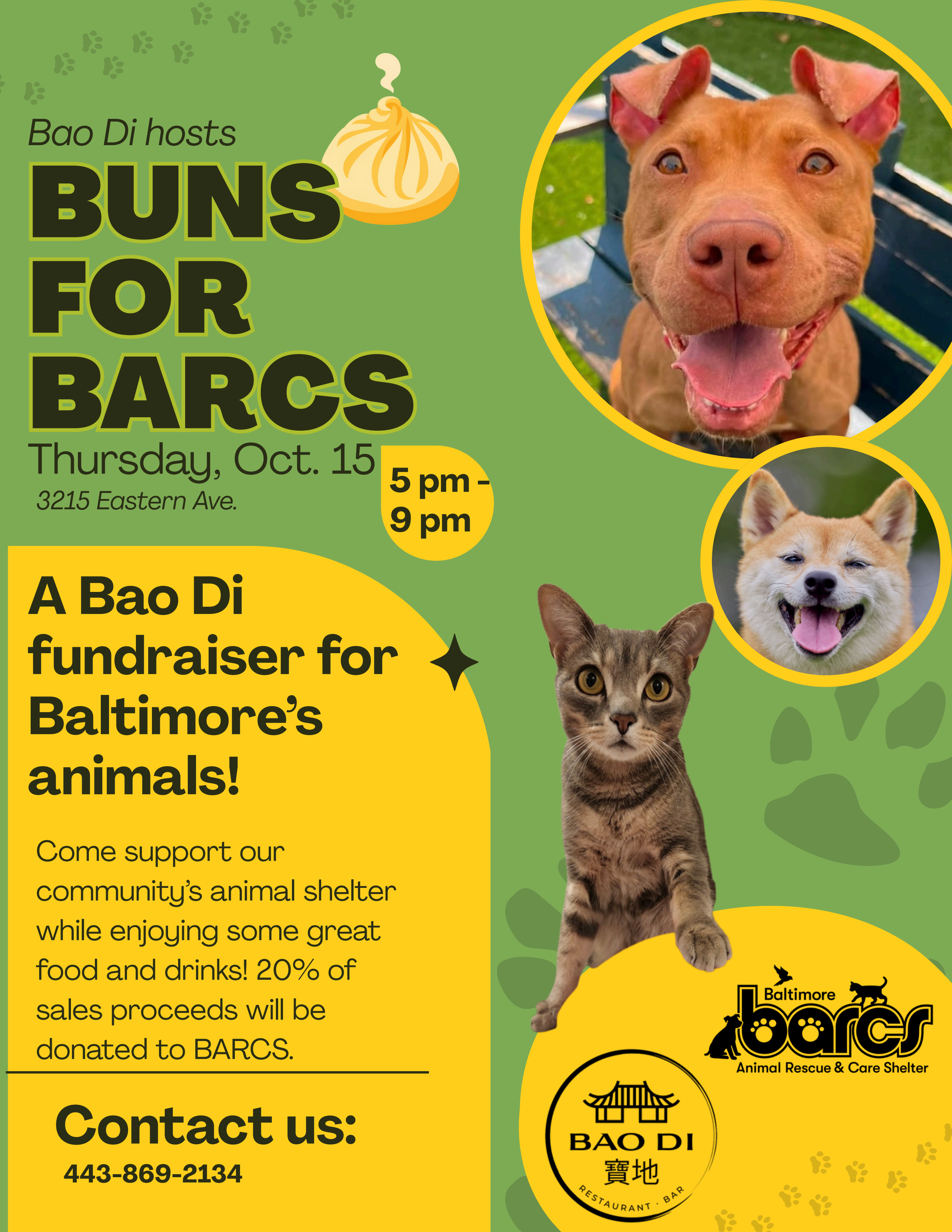 Buns for BARCS at Bao Di 