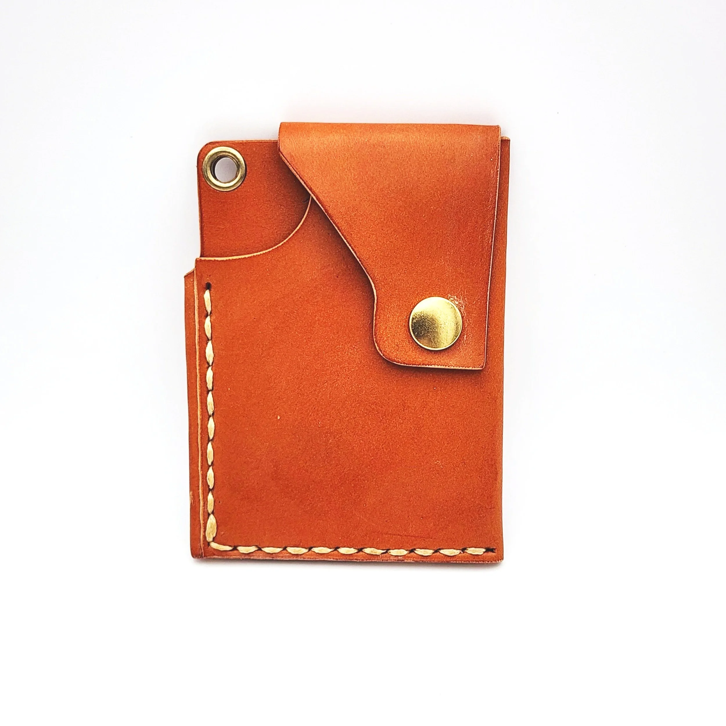 Minimalist Snap Flap Wallet